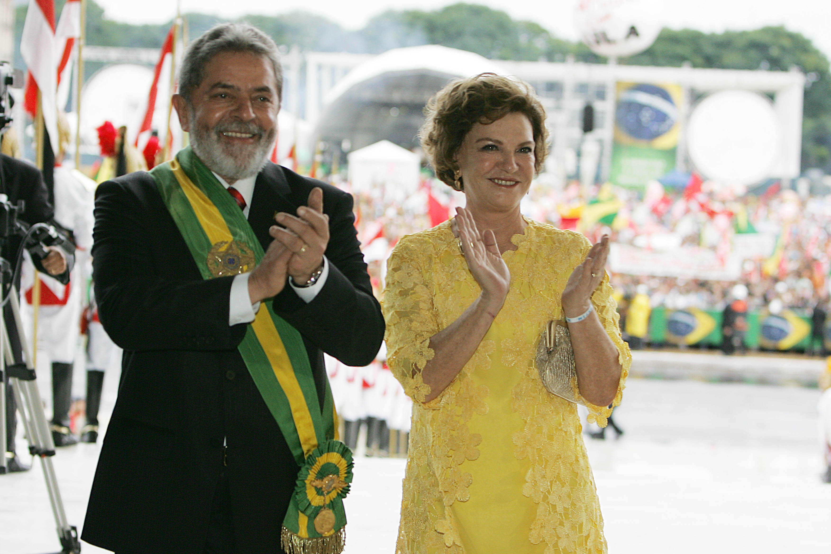 Presidente Lula e a primeira-dama, Marisa Letcia, durante cerimnia de posse no Palcio do Planalto_ (Braslia, DF, 01/01/2007) _ Foto: Ricardo Stuckert/PR